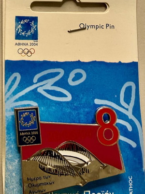 Olympic Pin Athens 2004 Day 8 OAKA New Official Licensed Product
