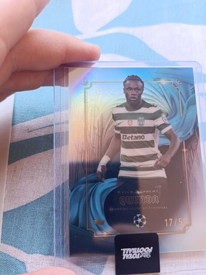 Geovany Quenda Reign Supreme Topps Total /50 κάρτα Sporting