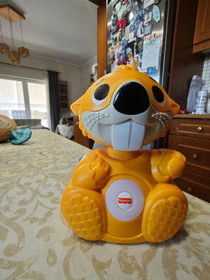 Fisher Price Linkimals Beaver The Light-Up Musical Toy like new