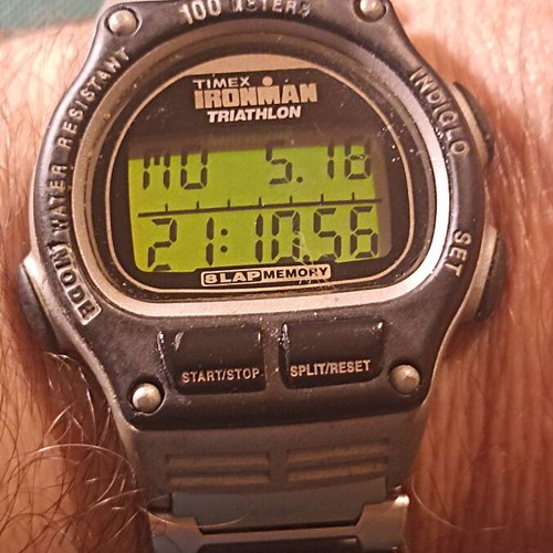 Timex Ironman Triathlon 1997 Model 746 vintage men's watch like new
