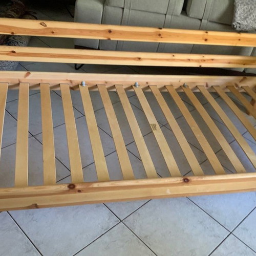 Flexa children's bed like new medium height with Media Strom mattress