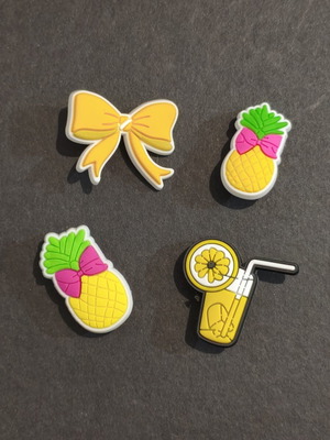 Foodie Crocs charms pins Jibbitz set like new