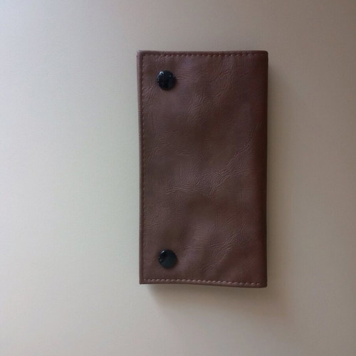 Tobacco pouch like new, brown leatherette