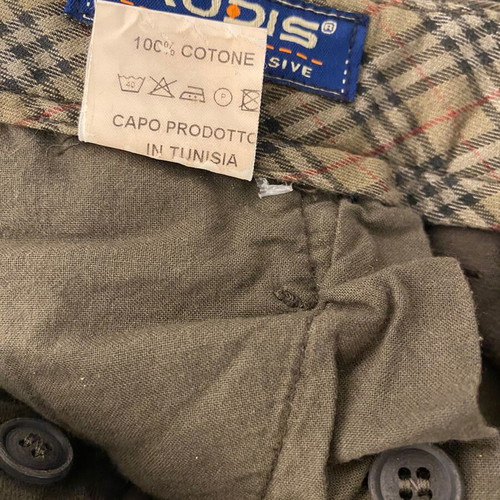 Men's brown pants used, large size 3XL