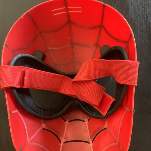 Spiderman costume for children aged 7-8 with extra hard plastic mask Marvel like new