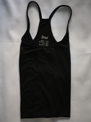 Crivit Black Sports Tank Top like new, size Large