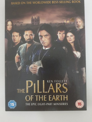 The Pillars of the Earth 3 DVD set used, 8-episode miniseries