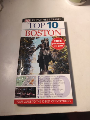 Top 10 Boston travel guide like new, English