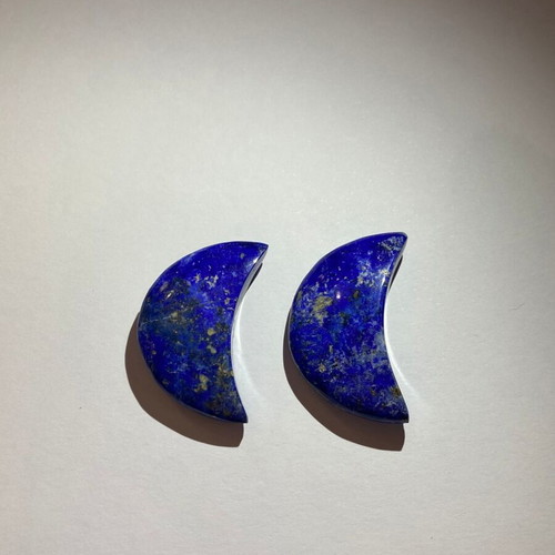 Lapis Lazuli polished natural set, 2 pieces, AA quality