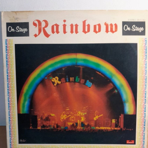 Rainbow On Stage double vinyl used, rock