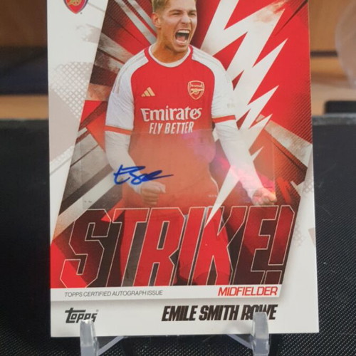 Topps Arsenal Team Set 2023-24 Emile Smith Rowe Auto like new