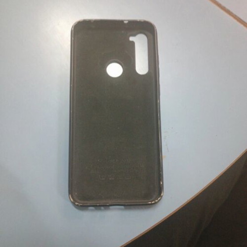 Redmi Note 8T velvet phone case used, black