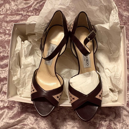 Jimmy Choo Blush Suede heels like new, size 36