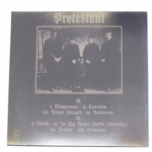 Protestant In Thy Name 12" LP silver vinyl 2014 new metal album