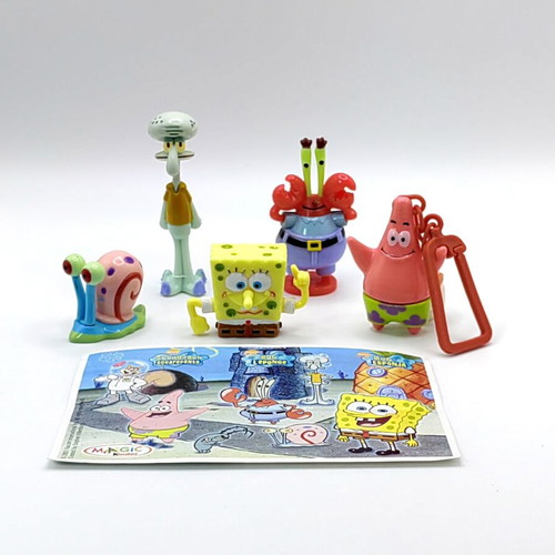 Vintage Kinder Surprise SpongeBob Toys like new