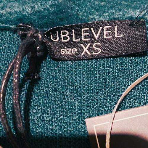 N "S" coat new, turquoise, comfortable fit for S and M