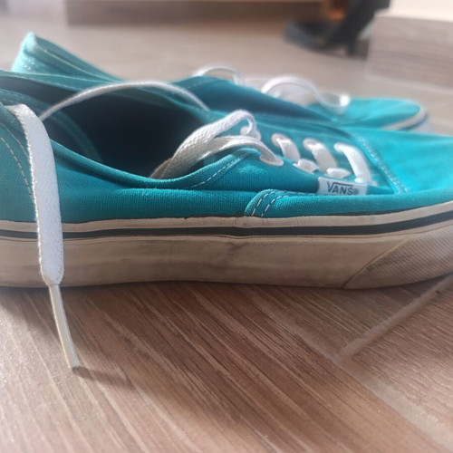 Vans sneakers turquoise size 38 like new
