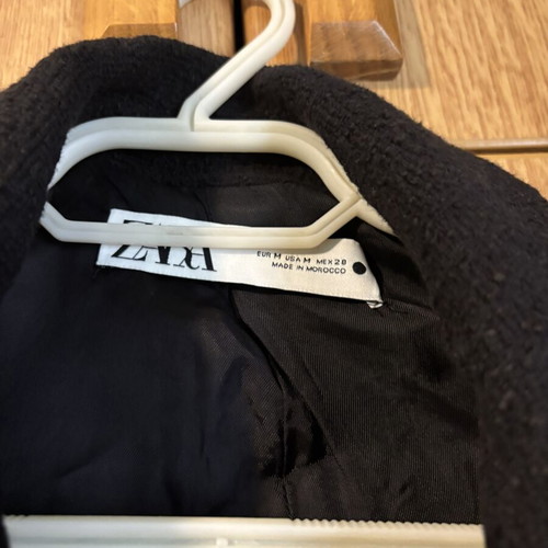 Zara black jacket size M used