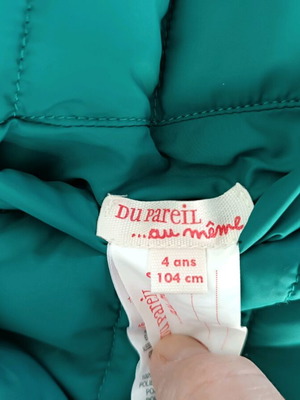 Dpam sleeveless kids jacket 104 cm like new, warm