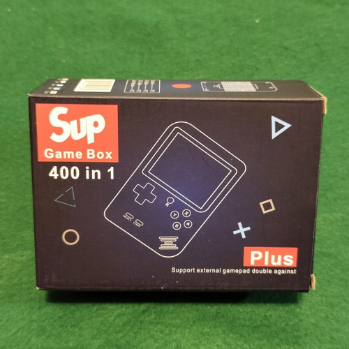Sup Game Box 400 in 1 Plus portable retro console, red
