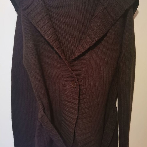Julia Bergovich knitted cardigan brown size Large like new