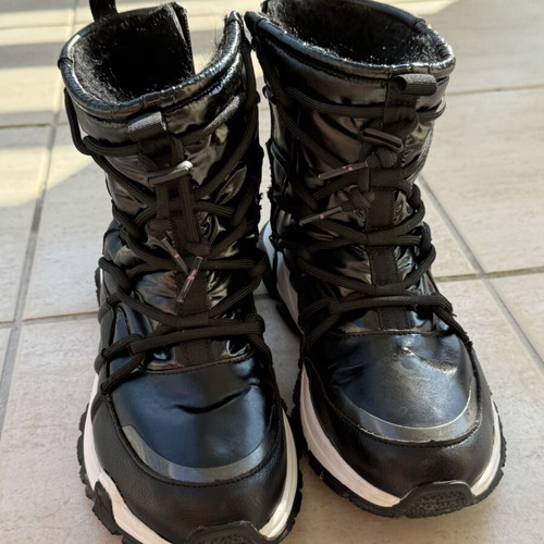 Tamaris women's winter boots with fur and Duo-Tex, size 39, black