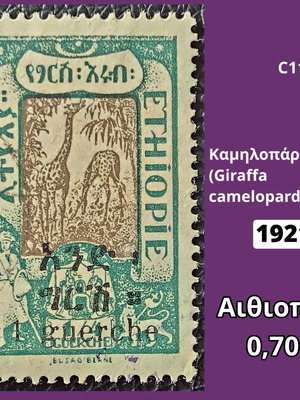 Γραμματόσημο Αιθιοπία 1921 μεταχειρισμένο