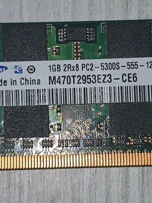 Samsung DDR2 1GB μνήμη RAM μεταχειρισμένη για Laptop