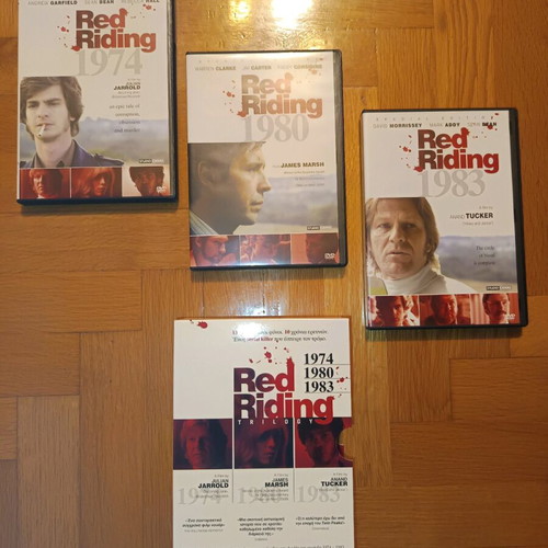 Red Riding Trilogy box set with 3 DVDs new