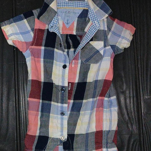 Tommy Hilfiger Baby Checked Shirt 3-6 Months like new