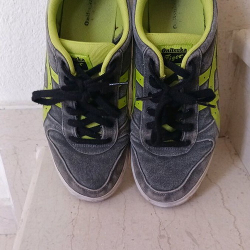 Onitsuka Tiger sneakers μεταχειρισμένα, μέγεθος 43.5, γκρι πολύχρωμα
