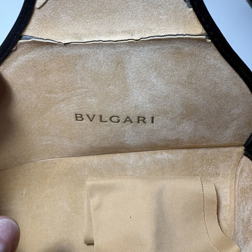 Bvlgari sunglasses like new with case, black