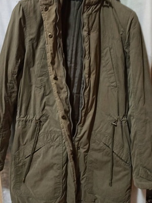Women's khaki parka jacket La Redoute Collections like new