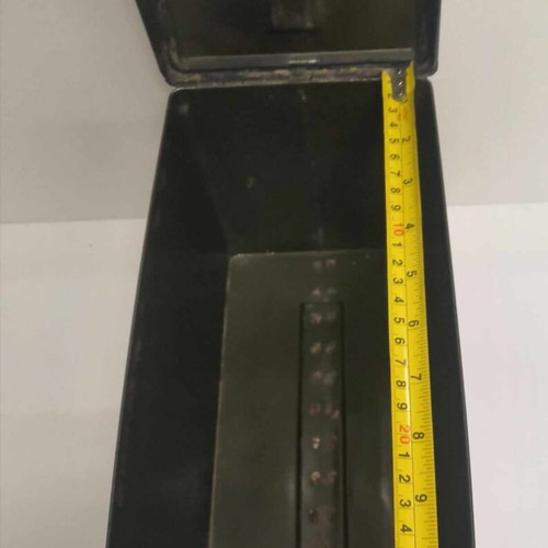 Multipurpose metal army box used
