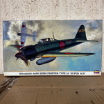 Hasegawa Mitsubishi A6M5 Zero Fighter Type 52 Super Ace κλίμακας 1:48 καινούργιο