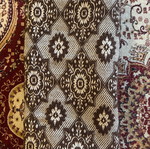 Wool woven blanket like new, large with vivid pattern