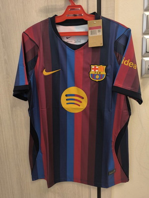 Barcelona Home φανέλα 2026/2027 μεγάλο μέγεθος καινούργιο επίσημο αντίγραφο