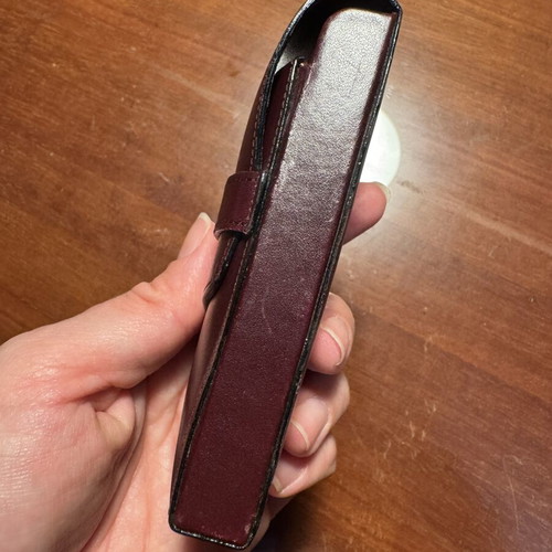 Davidoff Genuine Leather Cigar Case Bordeaux vintage like new