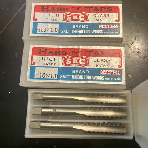 Hand taps SKC 10mm set made in Japan, new