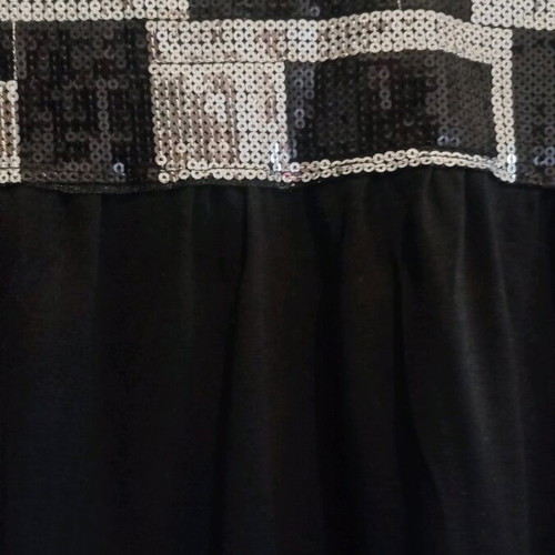 Women's black blouse with rhinestones like new, size S