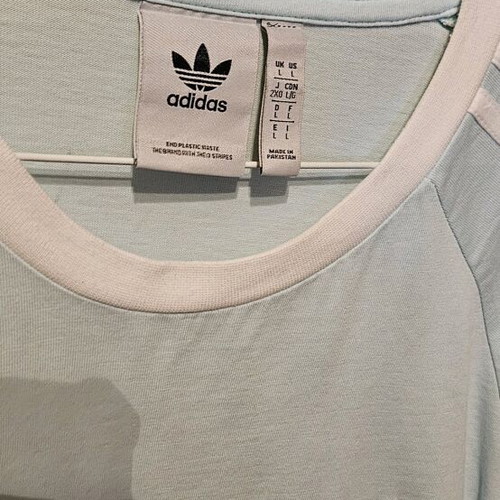 Adidas sports shirt like new, turquoise, size L