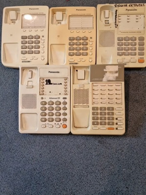 Panasonic corded home phones used, various models without screen
