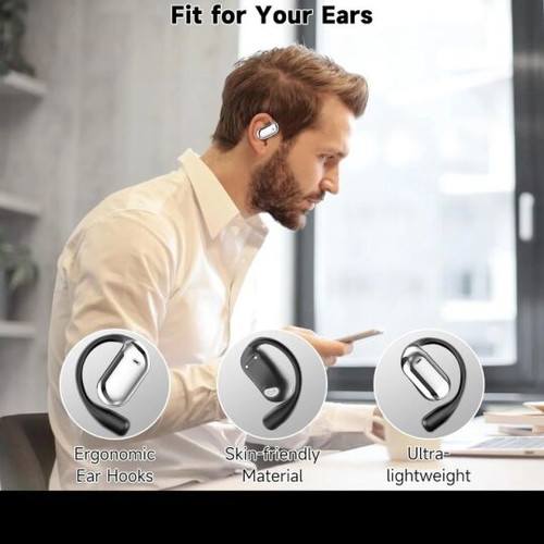 Earbuds Bluetooth 6.1 with AI translation, new, open-ear design