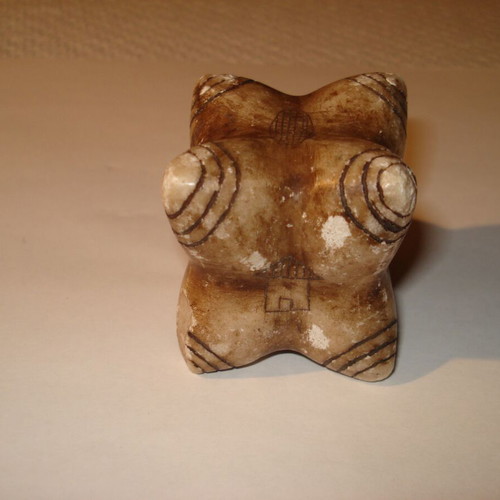 Chumpi carved natural stone from Peru used for important ceremonies