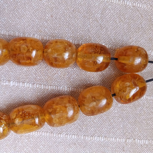 Komboloi used, rare Turkish bakelite Baga Osmanli with 25 beads