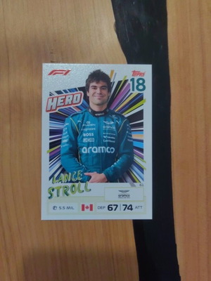 Lance Stroll κάρτα F1 σαν καινούργιο