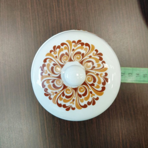 Vintage Ionian sugar bowl and bowl set used, 1970s