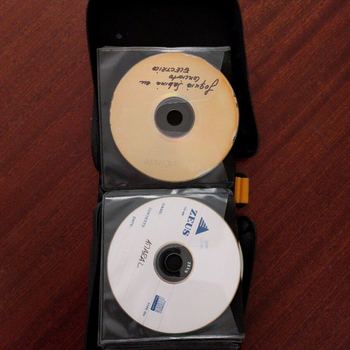 CD case used with about 30 CDs inside
