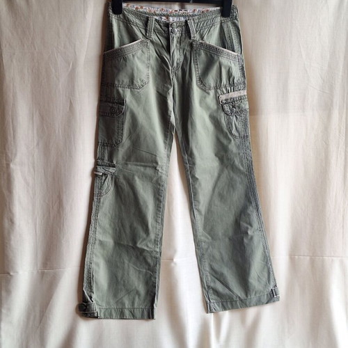 Cargo Small Khaki Military Low Rise Pants like new