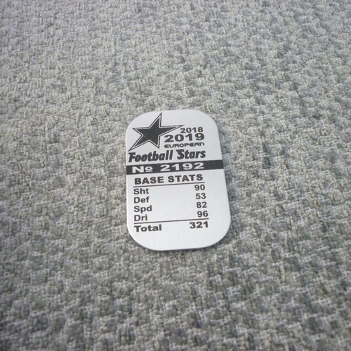Franz Beckenbauer Germany Football Metal Tag used, collectible #344